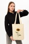 Zoozie Bags 0607 Bolso de mano de algodón 100% cremacolor, 35x40x8 cm